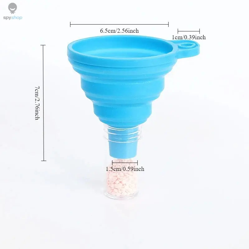 Car Engine Funnel Universal Silicone Liquid Funnel Washer Fluid Change Foldable Portable Auto Engine Oil Petrol Change Funnels Spy-shop.com