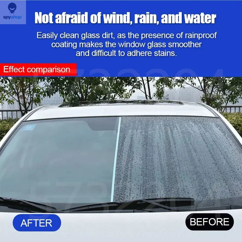 Car Glass Anti-rain Water Spray Repellent Nano Coating Hydrophobic Waterproof Agent Oil Film Removing  Auto Glass Film Agent 