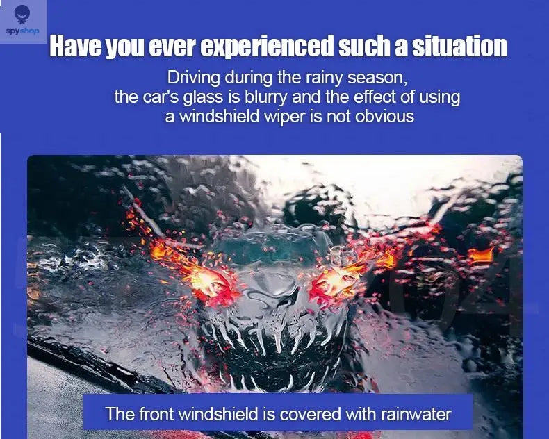 Car Glass Anti-rain Water Spray Repellent Nano Coating Hydrophobic Waterproof Agent Oil Film Removing  Auto Glass Film Agent 