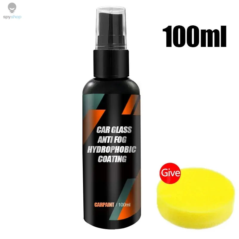 Car Glass Anti-rain Water Spray Repellent Nano Coating Hydrophobic Waterproof Agent Oil Film Removing  Auto Glass Film Agent 