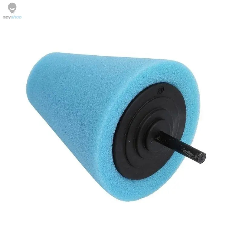 Car Hub Polishing Sponge Grinding Head In The Net Dead Angle Polishing Sponge Wheel Metal Plastic Grinding Conical Sponge 
