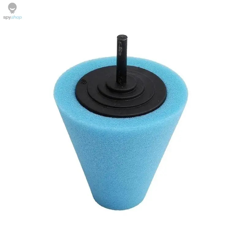 Car Hub Polishing Sponge Grinding Head In The Net Dead Angle Polishing Sponge Wheel Metal Plastic Grinding Conical Sponge 