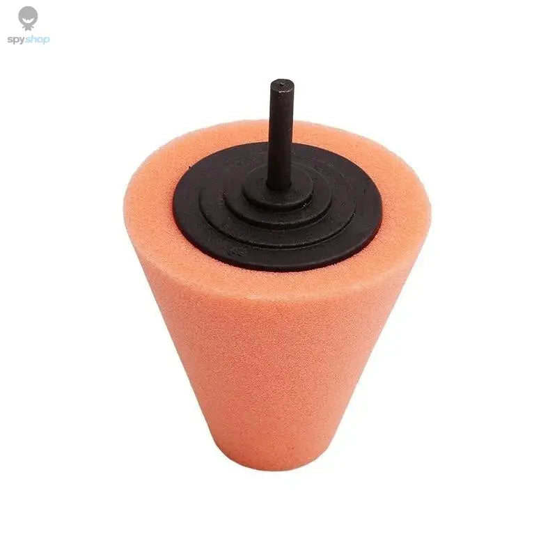 Car Hub Polishing Sponge Grinding Head In The Net Dead Angle Polishing Sponge Wheel Metal Plastic Grinding Conical Sponge 