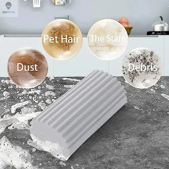 Car Magical Dust Cleaning Sponge Baseboard Cleaner Duster Sponge Tool Reusable Dusters for Cleaning Blinds Vents 