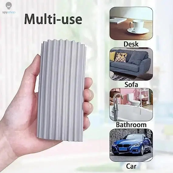Car Magical Dust Cleaning Sponge Baseboard Cleaner Duster Sponge Tool Reusable Dusters for Cleaning Blinds Vents 
