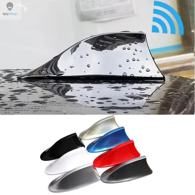 Car Radio Shark Fin Car Shark Antenna Radio FM Signal Design for All Automobiles Aerials Auto Exterior Styling Replacement Parts 