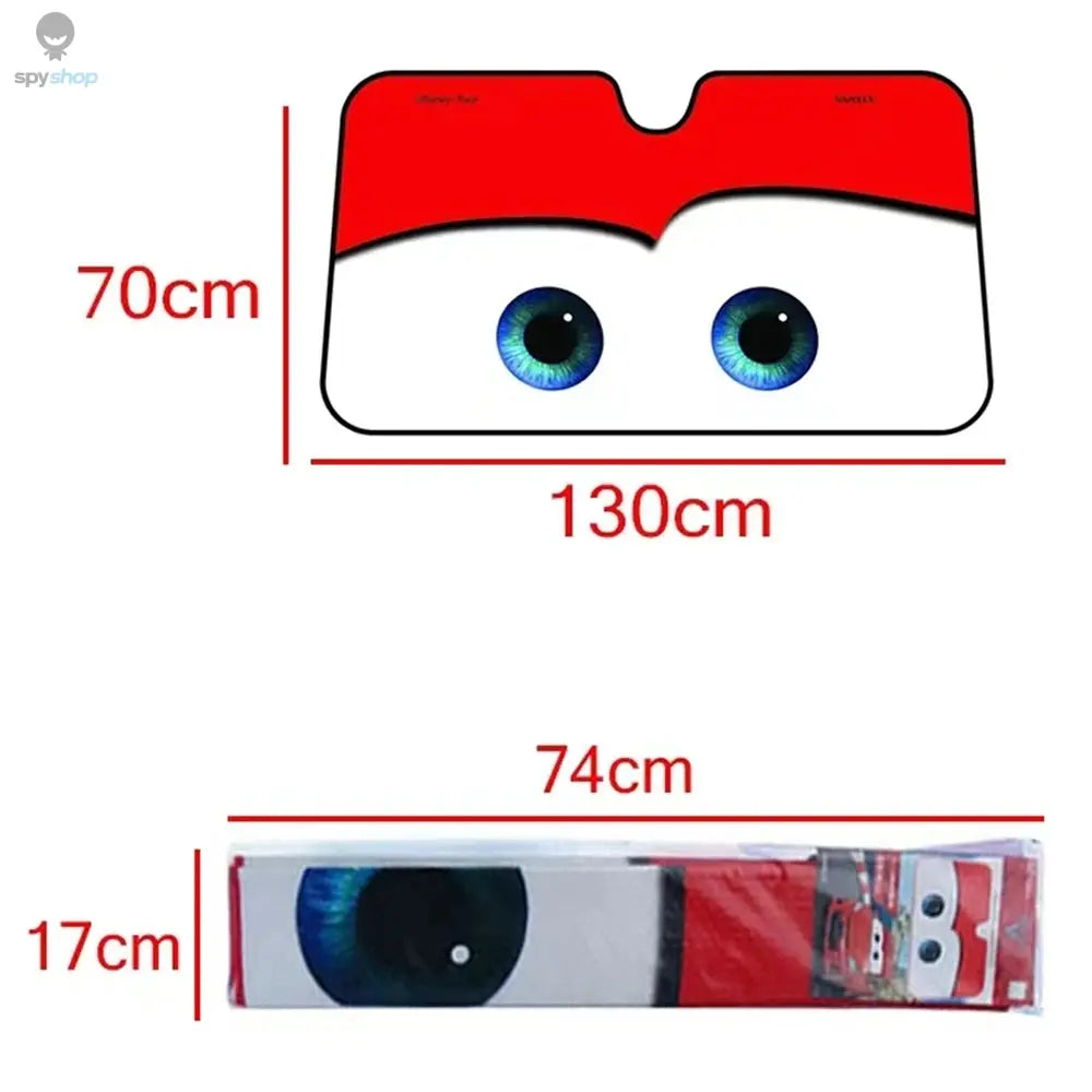 Car Solar Protection 4 Colors Eyes Heated Windshield Sunshade Car Window Windscreen Cover Sun Shade Auto Sun Visor Car-covers 