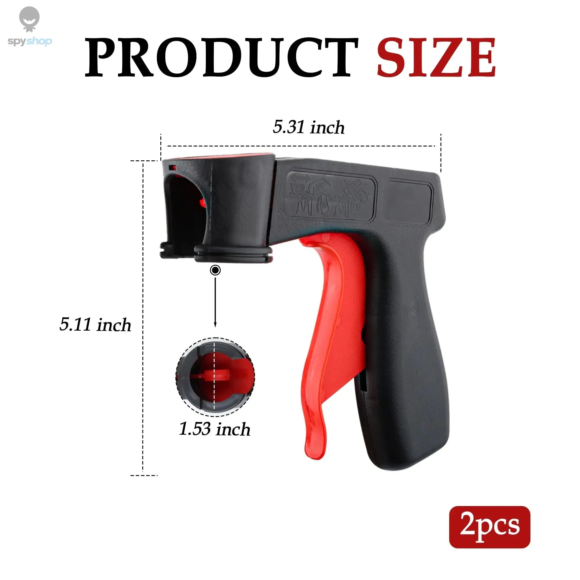 Car spray trigger handle reusable handle can convert spray can into paint sprayer suitable for car body repair paint sprayer DIY 