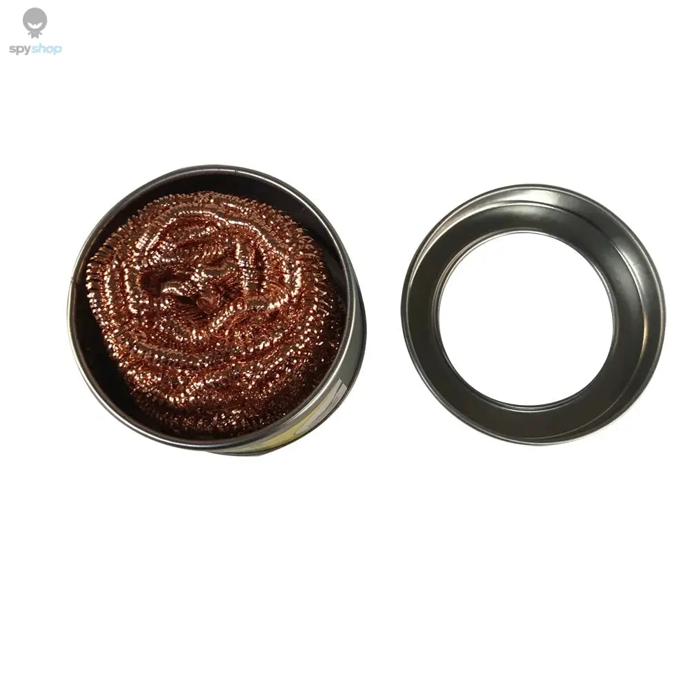 Cleaning Ball Desoldering Soldering Iron Mesh Filter Cleaning Nozzle Tip Copper Wire Cleaner Ball Metal Dross Box Clean Ball 