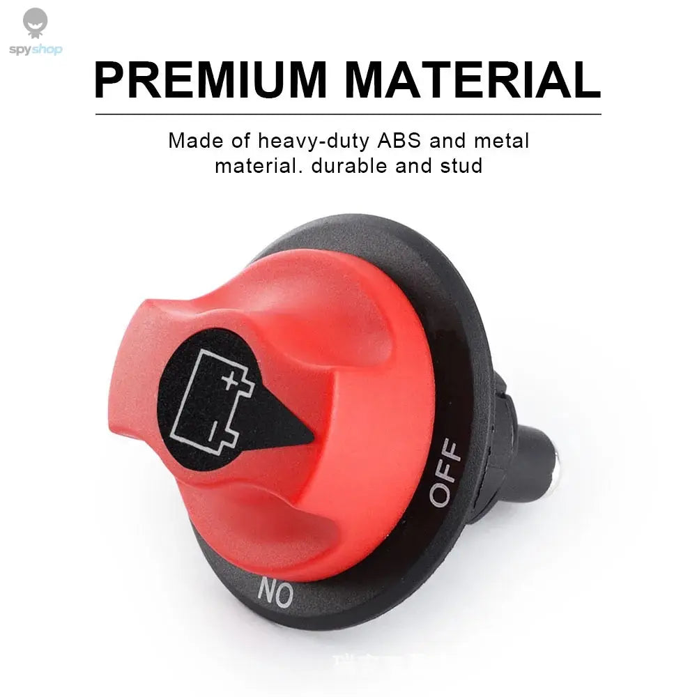 DC 12V 50A 100A 200A 300A Car Rally Battery Switch Disconnecter Power Isolator Cut Off Switch Kit For Truck Car Motorcycle Boat 