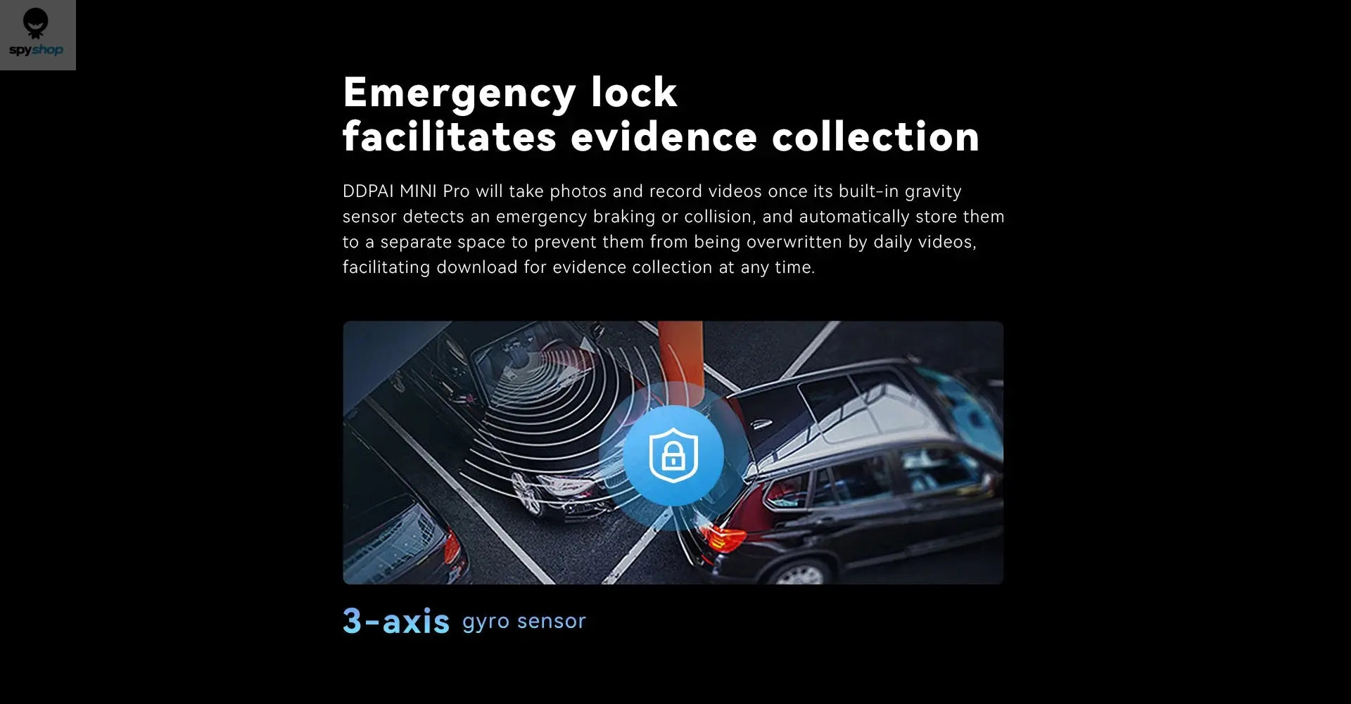 DDPAI WiFi Car DVR Mini Pro HD Night Vision 1296P Dash Cam Recorder Spy-shop.com