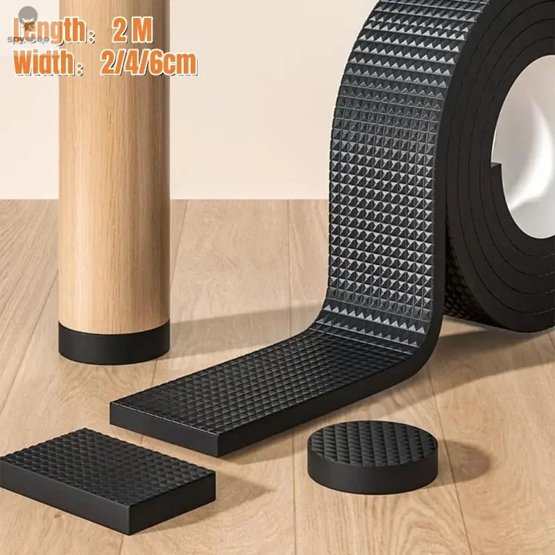 DIY Anti-slip Furniture Pads Mute Mats Bumper Damper Thick Non-Slip Pad Foot Cover Self Adhesive Table Chair Foot Protection Pad Spy-shop.com