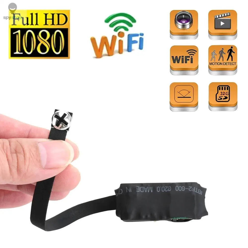 DIY HD 1080P WiFi Mini Camera Portable Video Recorder Micro Camcorder P2P Wireless Webcam Loop Recording Support Remote Viewing Spy-shop.com