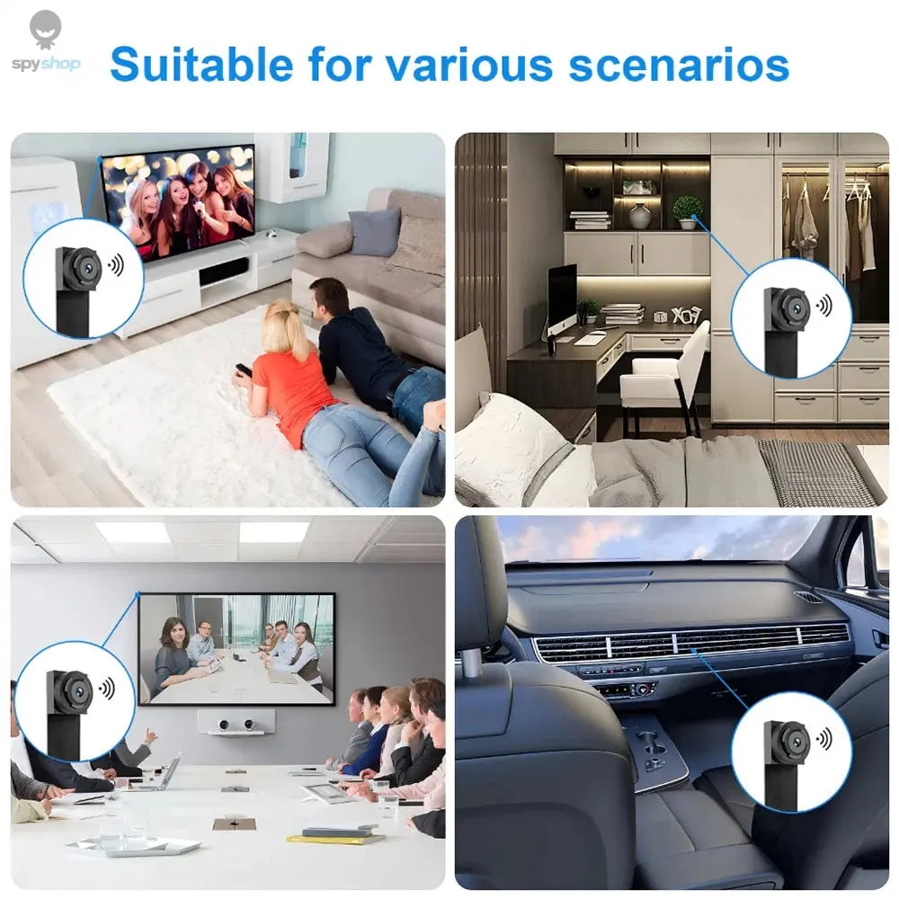 DIY HD 1080P WiFi Mini Camera Portable Video Recorder Micro Camcorder P2P Wireless Webcam Loop Recording Support Remote Viewing Spy-shop.com