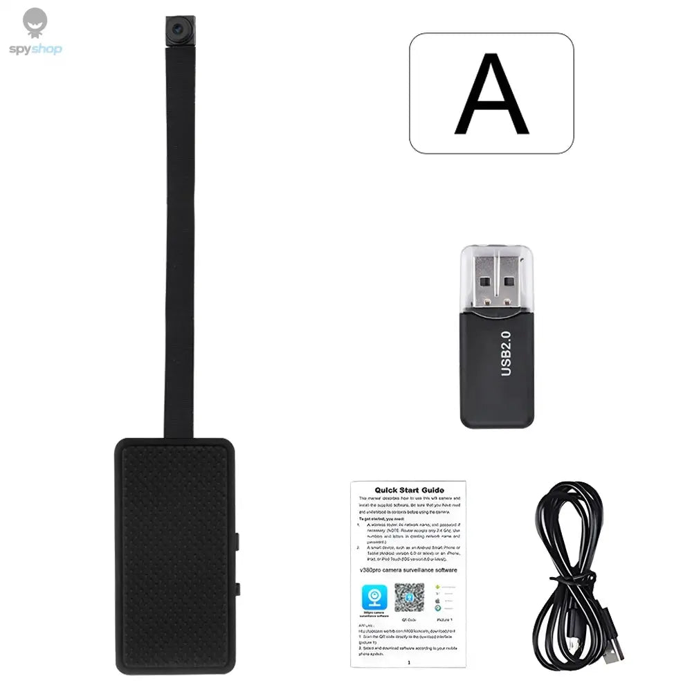 DIY HD 1080P WiFi Mini Camera Portable Video Recorder Micro Camcorder P2P Wireless Webcam Loop Recording Support Remote Viewing Spy-shop.com