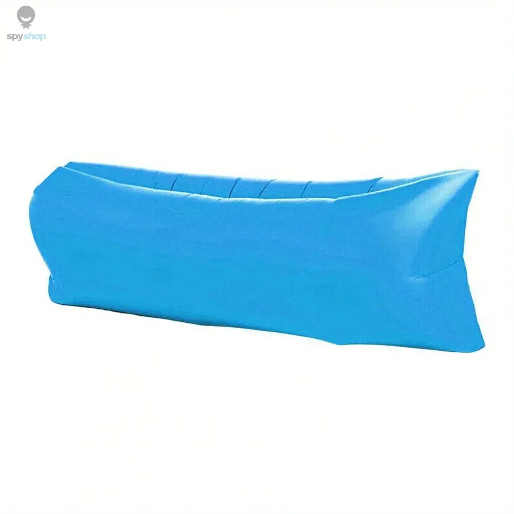 DIZETION Air Lazy Inflatable Sofa Bag Portable Camping Sofa Mattress Music Festival Recliner 