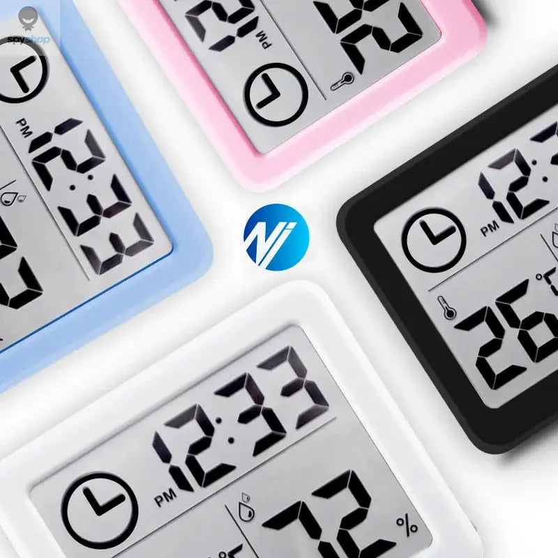 Digital Clock Desk Clock with Temperature Humidity  Wall Clocks for  Home Kitchen Office Desk Decorations NIDITON Spy-shop.com