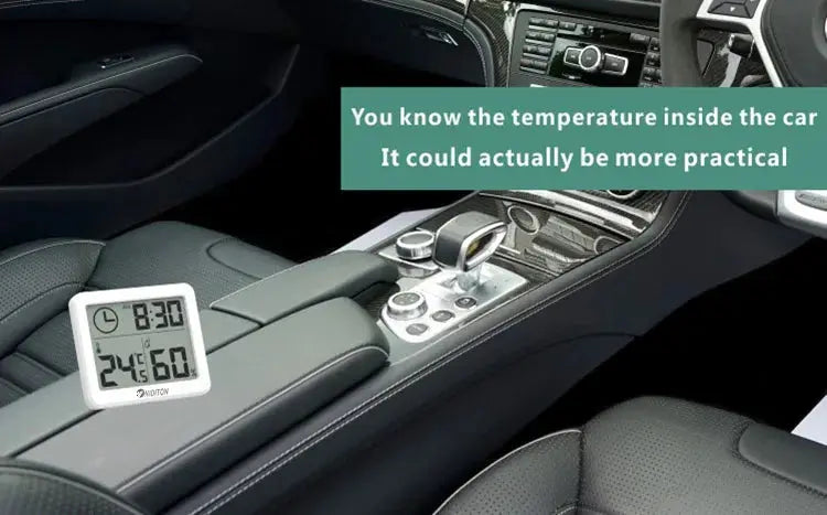 Digital Clock Desk Clock with Temperature Humidity  Wall Clocks for  Home Kitchen Office Desk Decorations NIDITON Spy-shop.com