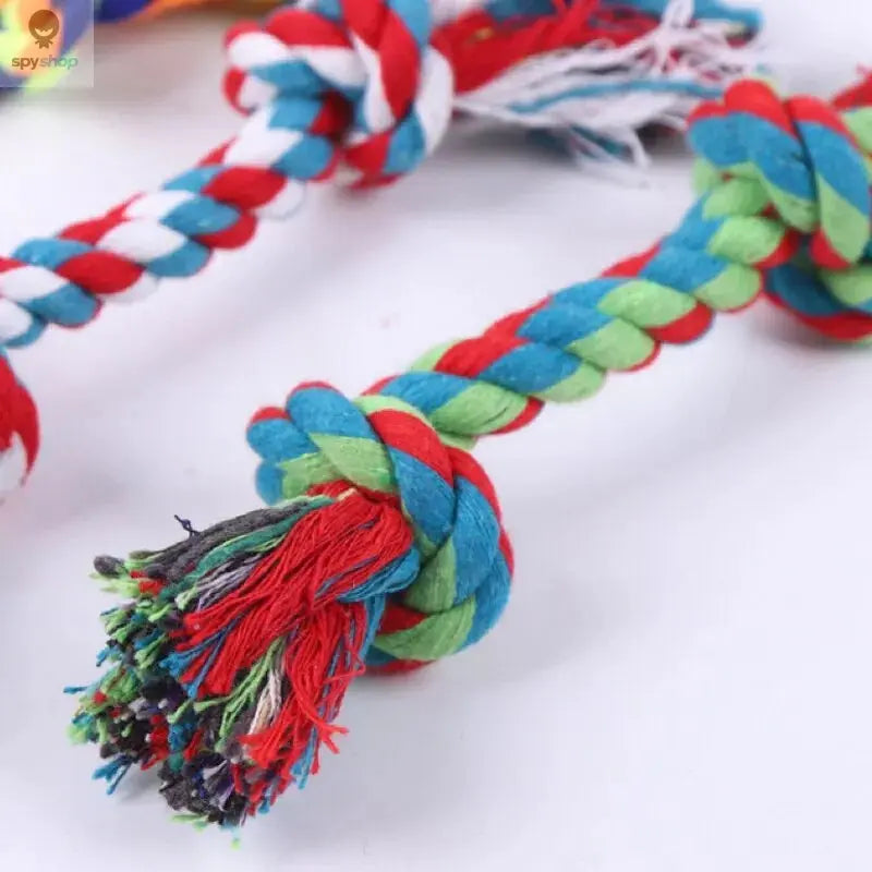 Dog Toy Pet Molar Bite-resistant Cotton Rope Knot for Small Dog Puppy Relieving Stuffy Cleaning Teeth Pet Chew Toys Spy-shop.com