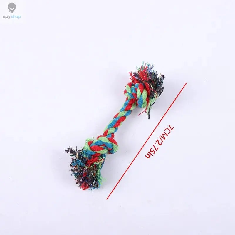 Dog Toy Pet Molar Bite-resistant Cotton Rope Knot for Small Dog Puppy Relieving Stuffy Cleaning Teeth Pet Chew Toys Spy-shop.com
