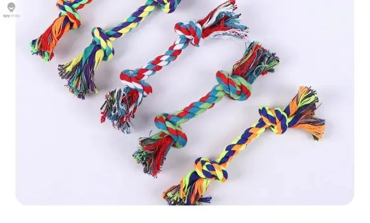 Dog Toy Pet Molar Bite-resistant Cotton Rope Knot for Small Dog Puppy Relieving Stuffy Cleaning Teeth Pet Chew Toys Spy-shop.com