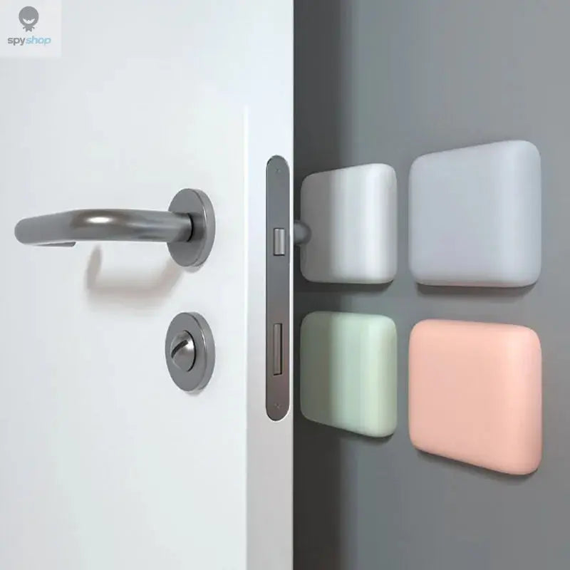 Door Stopper Silicone Handle Bumpers Self Adhesive Mute Anti-Shock Protection Porte Pad Home Improvement Wall Protector Pad Spy-shop.com