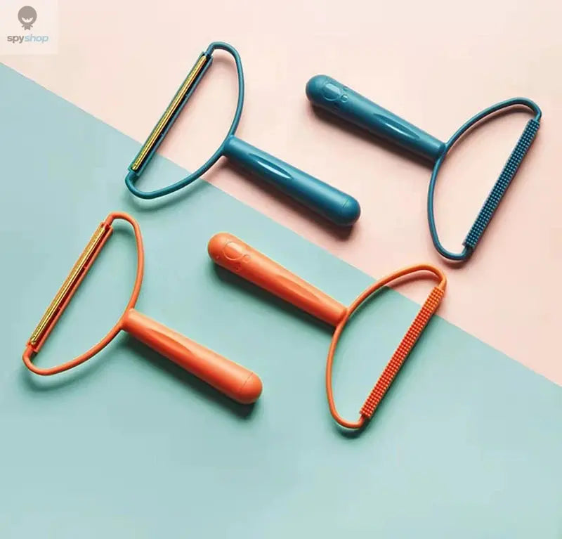 Double-Side Lint Remover Portable Pet Hair Remover Brush Manual Fluff Remover Clothes Fuzz Fabric Shaver Carpet Clothes Brush Spy-shop.com