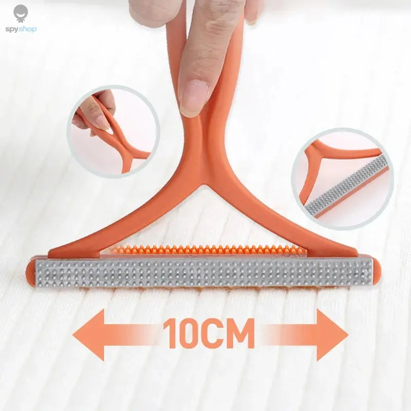 Double-Side Lint Remover Portable Pet Hair Remover Brush Manual Fluff Remover Clothes Fuzz Fabric Shaver Carpet Clothes Brush Spy-shop.com