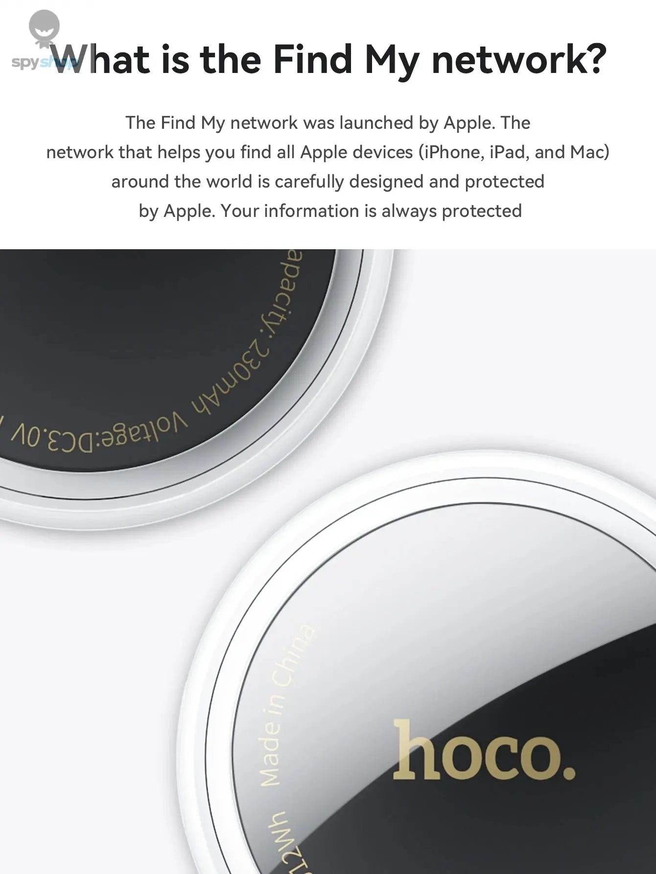 E91 Airtag Bluetooth GPS Smart Trackers Finder intelligent positioning Pet Dog Car key Wallet anti-lost device Find my Spy-shop.com