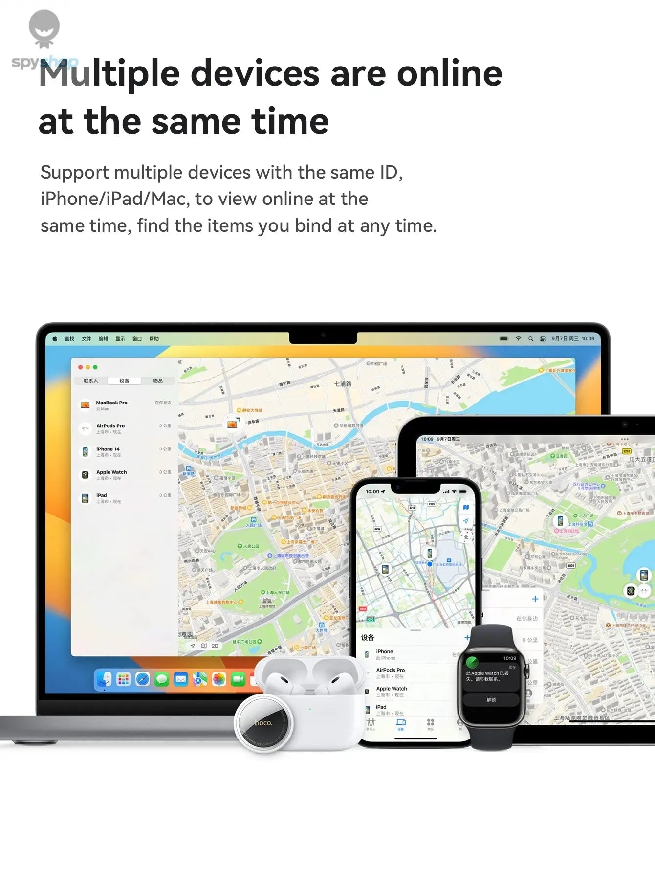 E91 Airtag Bluetooth GPS Smart Trackers Finder intelligent positioning Pet Dog Car key Wallet anti-lost device Find my Spy-shop.com