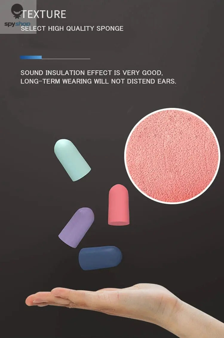 Ear Plugs Earplugs Noise Reduction Ear Plug Foam Oordopjes Slapen Sleep Anti Noise Reduction Music Cancelling Insulation Earplug Spy-shop.com