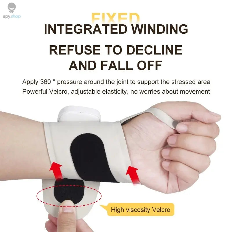 Electric Cordless Wrist Massager USB Rechargeable Vibration Relieves Tenosynovitis Massager for Carpal Tunnel Fatigue Relief 