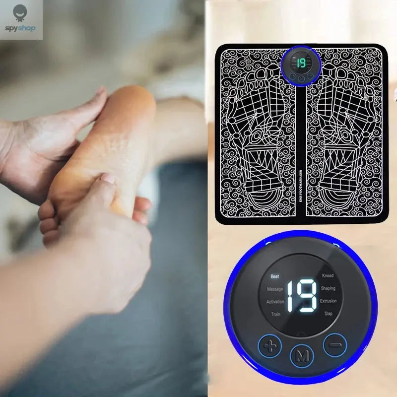Electric Foot Massager Pad Muscle Massage Relaxation Trainer For Massage Fitness Outdoor Sport Home Family Relax Spy-shop.com