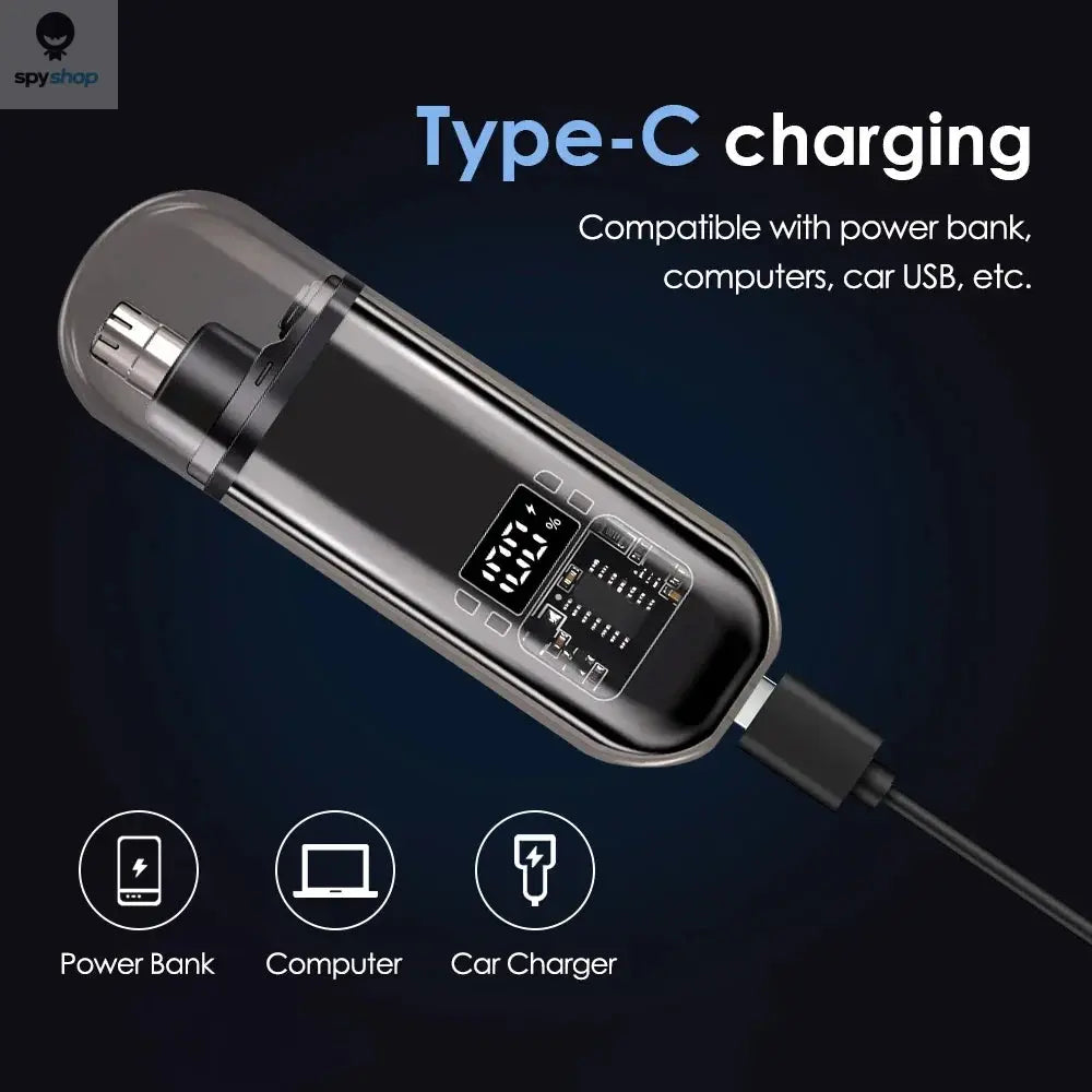 Electric Nose Hair Trimmer Clipper Rechargeable Multi-kinetic Shaving Unisex Automatic Washable Personal Care Appliances 