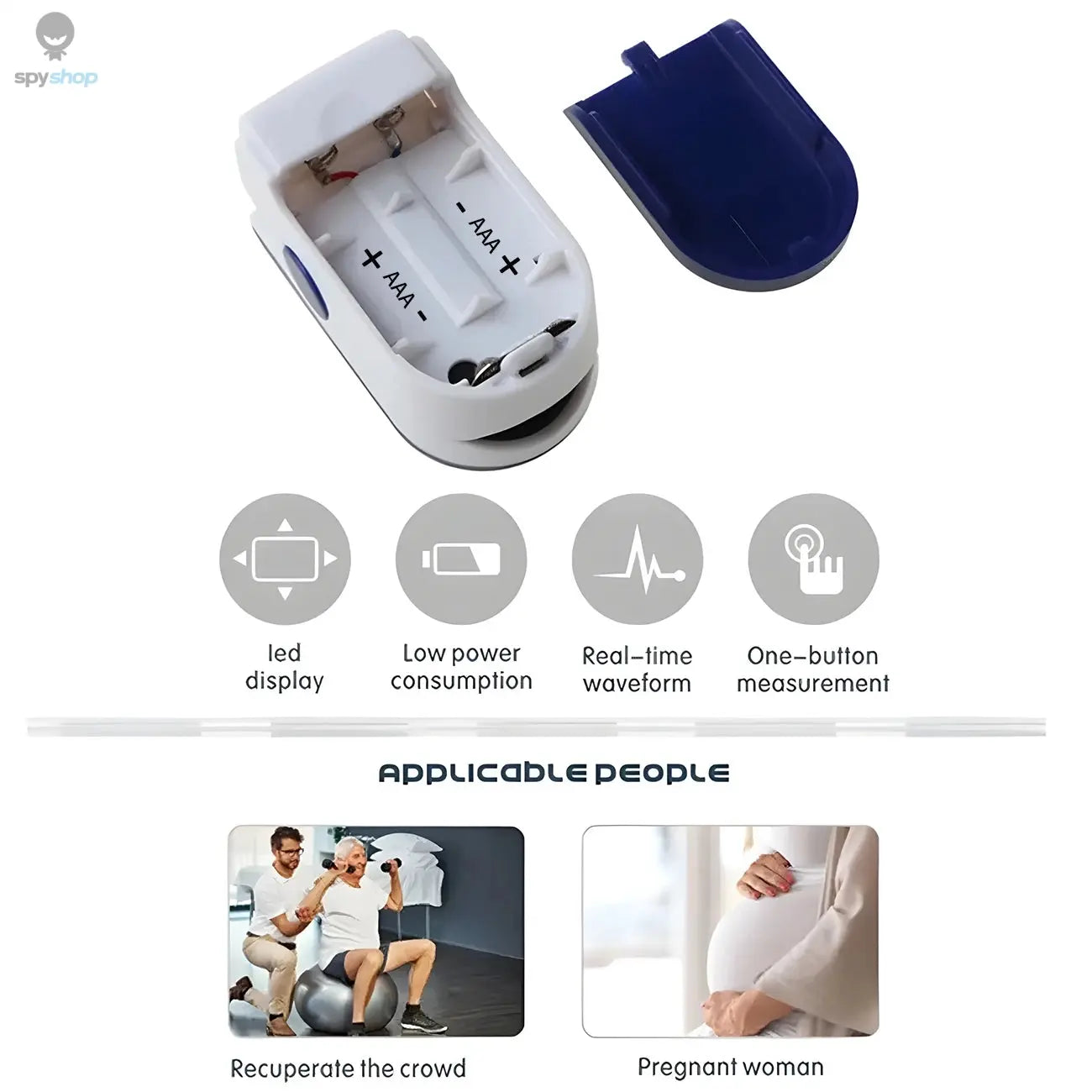 Finger Pulse Oximeter for Pediatric/Child oximetro Pulsoximeter Medical Infant De Dedo SpO2 Saturation Meter Health Care Spy-shop.com