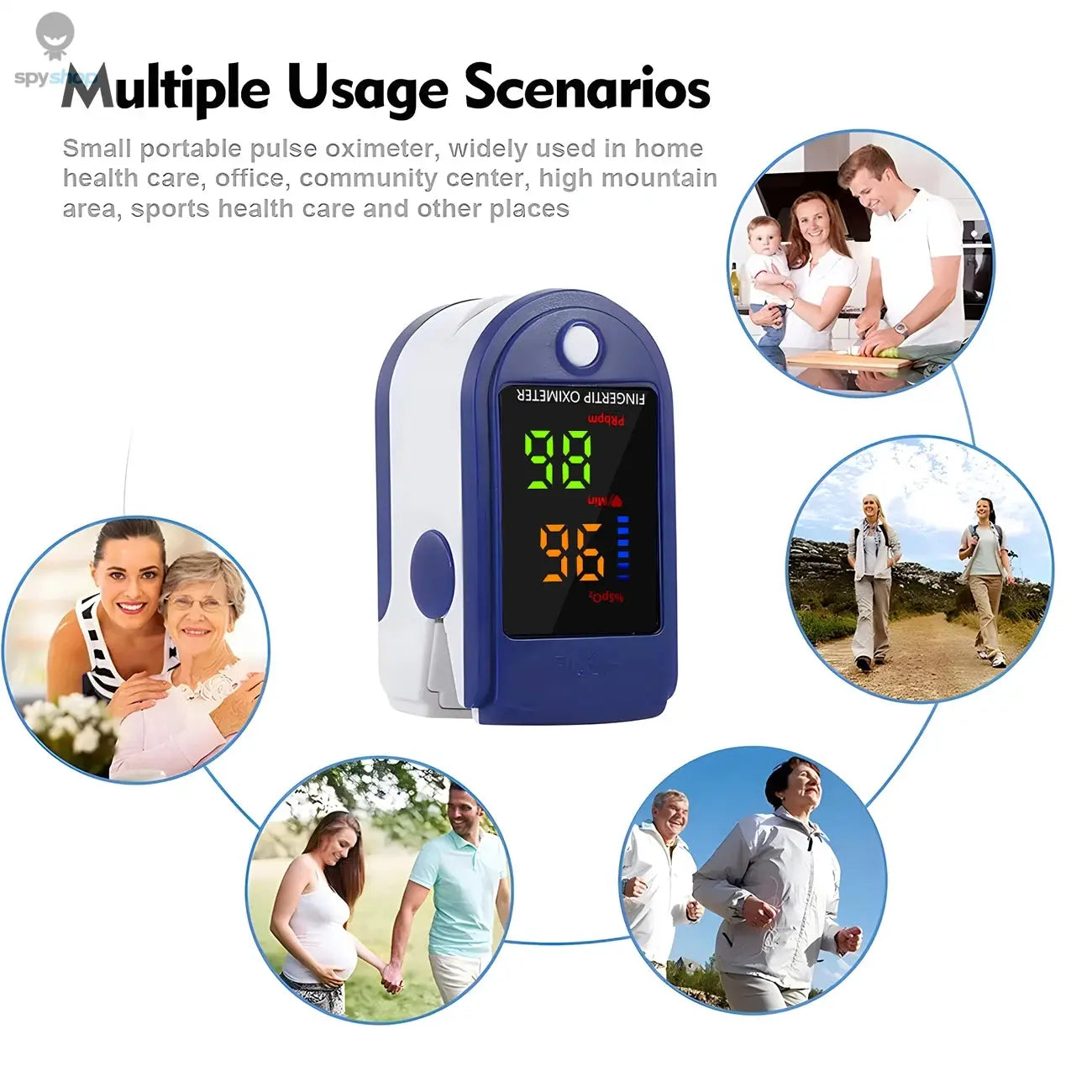 Finger Pulse Oximeter for Pediatric/Child oximetro Pulsoximeter Medical Infant De Dedo SpO2 Saturation Meter Health Care Spy-shop.com