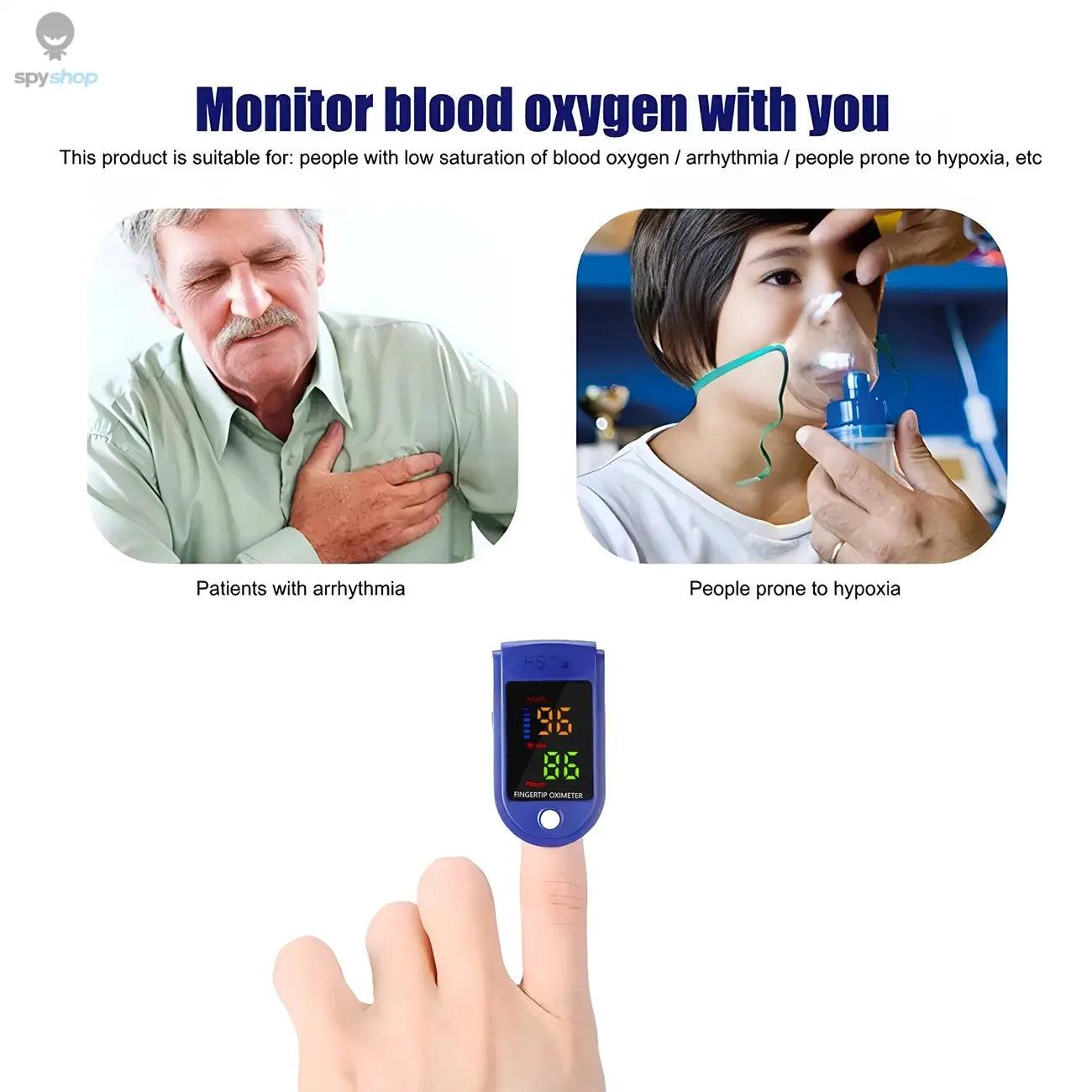 Finger Pulse Oximeter for Pediatric/Child oximetro Pulsoximeter Medical Infant De Dedo SpO2 Saturation Meter Health Care Spy-shop.com