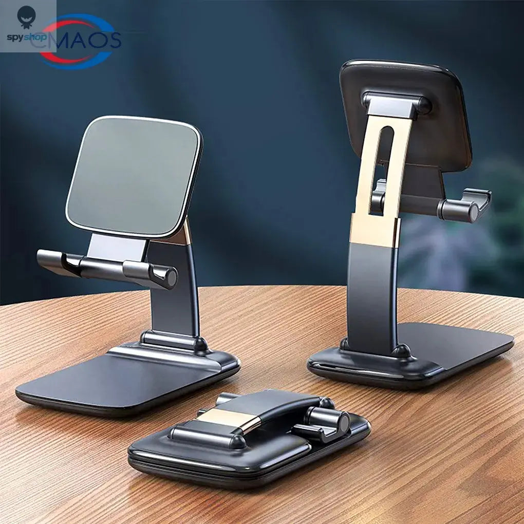 Foldable ABS Desktop Mobile Phone Stand For iPad iPhone 13 X Smartphone Support Tablet Desk Cell Phone Portable Holder Bracket Spy-shop.com