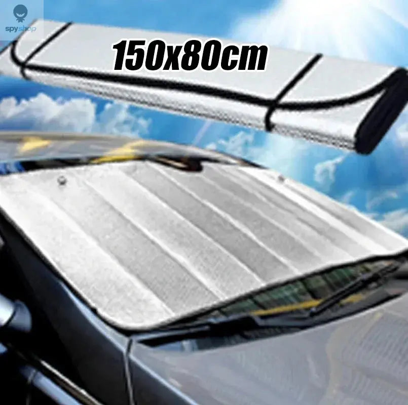 Foldable Universal Car Windscreen Sunshade Cover Sun UV Protection Lightable Sun Visor Covers Car Windscreen Sun Shade 