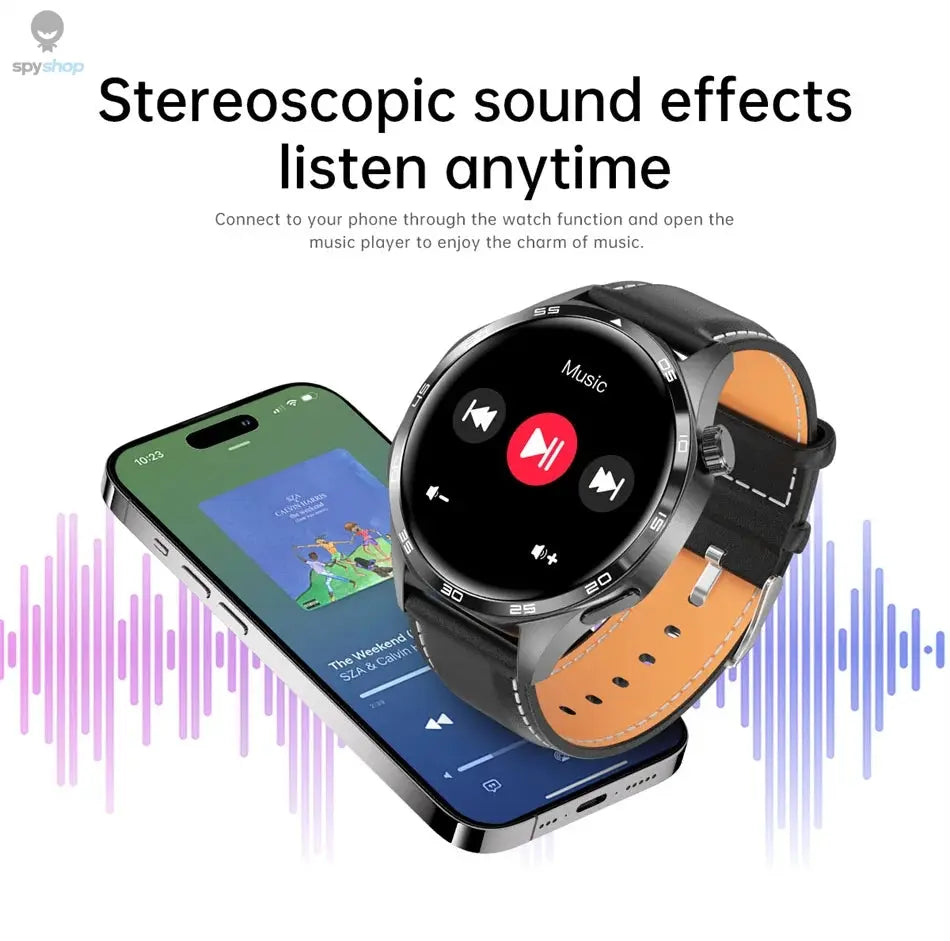 For HUAWEI GT5 Pro GPS NFC Smart Watch Men 360*360 AMOLED Screen Heart rate Bluetooth Call IP67 Waterproof Man Smartwatch 2024 Spy-shop.com