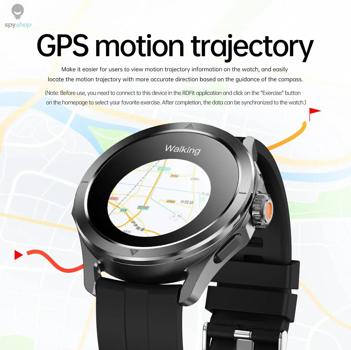 For Xiaomi S4 Ultra Outdoor Sports Smart Watch Men AMOLED Screen NFC GPS Compass Heart rate Waterproof Bluetooth Call SmartWatch Spy-shop.com