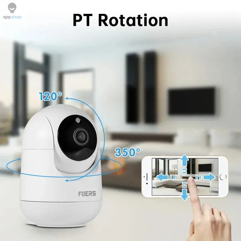 Fuers 5MP WiFi Camera Tuya Smart Home Indoor Wireless IP Surveillance Camera AI Detect Automatic Tracking Security Baby Monitor Spy-shop.com