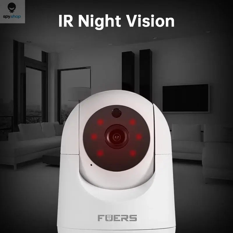 Fuers 5MP WiFi Camera Tuya Smart Home Indoor Wireless IP Surveillance Camera AI Detect Automatic Tracking Security Baby Monitor Spy-shop.com