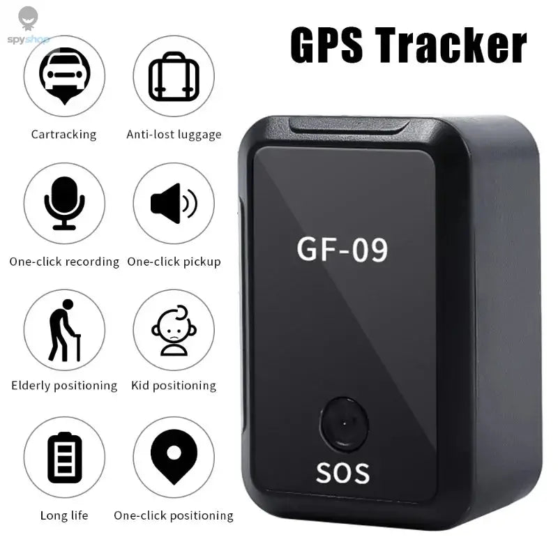 GF09 GSM Tracker with Voice Recording Free LiveLBS WlFl Location Tracking APP Auto Callback SpyDevice for Girlfriend Spy-shop.com