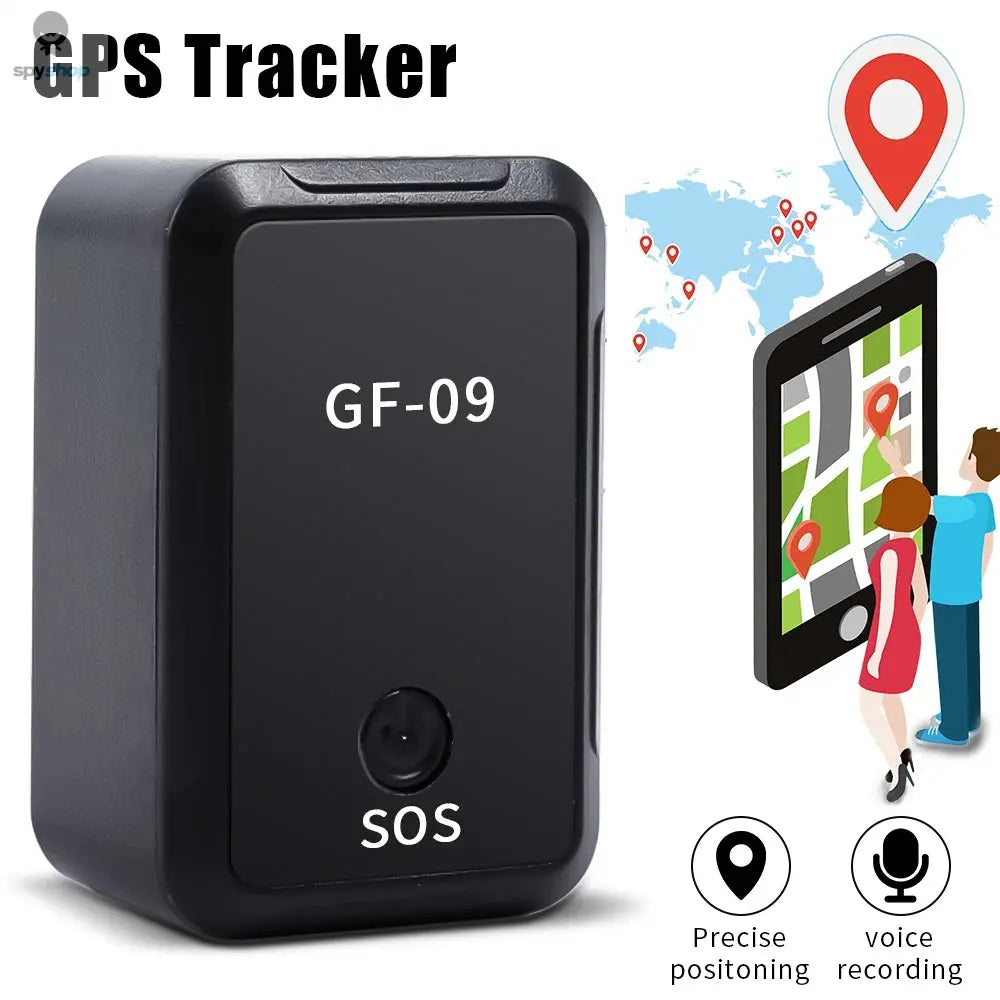 GF09 GSM Tracker with Voice Recording Free LiveLBS WlFl Location Tracking APP Auto Callback SpyDevice for Girlfriend Spy-shop.com