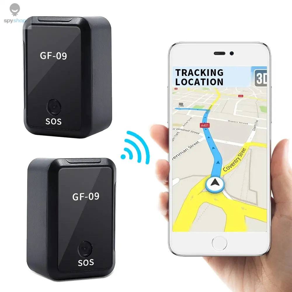 GF09 GSM Tracker with Voice Recording Free LiveLBS WlFl Location Tracking APP Auto Callback SpyDevice for Girlfriend Spy-shop.com