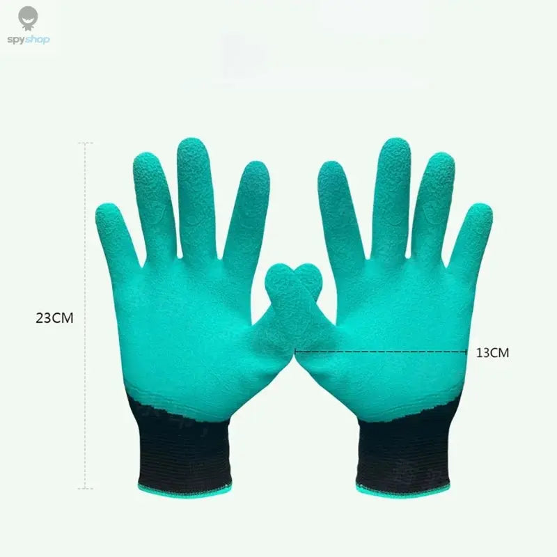 Garden gloves, stab resistant, waterproof, claw resistant, wear-resistant, ground scraping, grass pulling, soil digging, special 