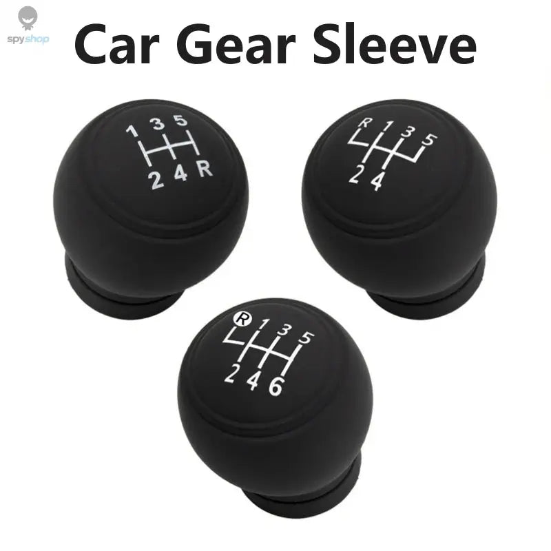 Gear Shift Knob Silicone Cover Gear Rod Protector Dustproof WaterProof Lever Handle Skin Nonslip Manual Shifter Universal Spy-shop.com