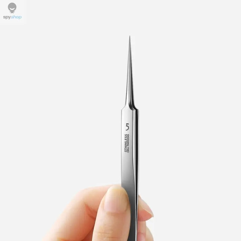 German Ultra-fine No. 5 Cell Pimples Blackhead Clip Tweezers Beauty Salon Special Scraping & Closing Artifact Acne Needle Tool Spy-shop.com