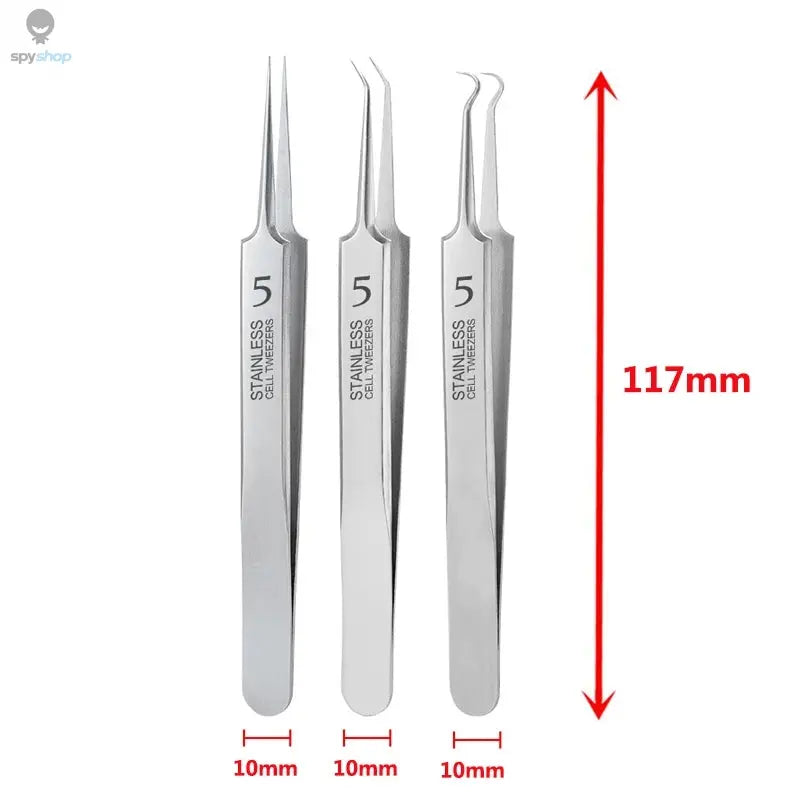 German Ultra-fine No. 5 Cell Pimples Blackhead Clip Tweezers Beauty Salon Special Scraping & Closing Artifact Acne Needle Tool Spy-shop.com